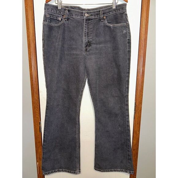 Levi’s 515 Vintage Black Boot Cut Jeans  Size 16 - Picture 1 of 11